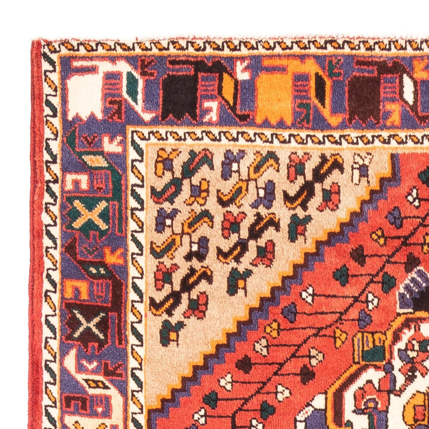 Persisk tæppe - Nomadisk - 300 x 160 cm - rød