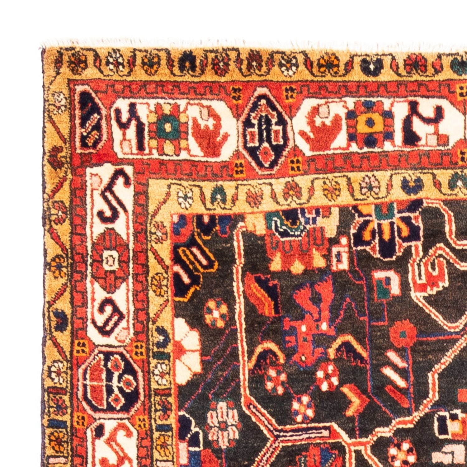 Persisk tæppe - Nomadisk - 295 x 158 cm - mørkeblå