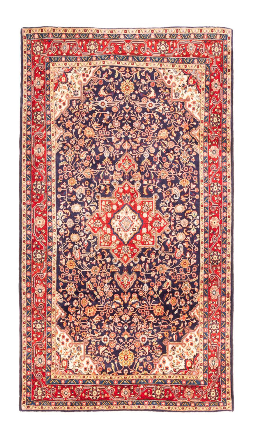 Persisk tæppe - Nomadisk - 282 x 156 cm - mørkeblå