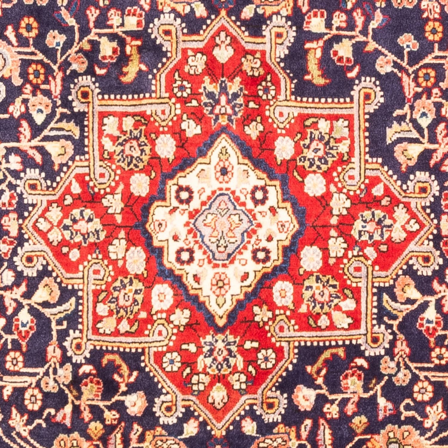 Persisk tæppe - Nomadisk - 282 x 156 cm - mørkeblå