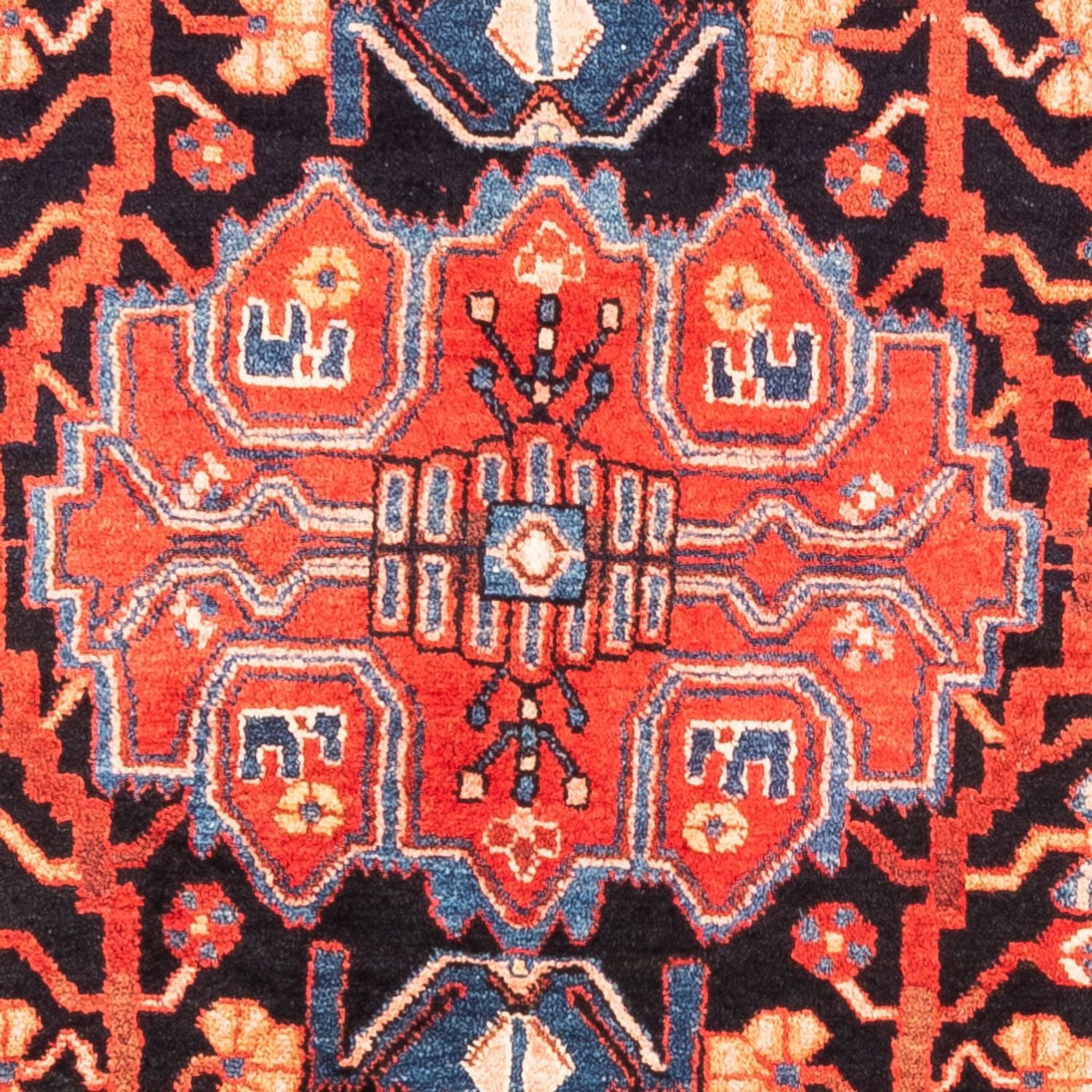 Persisk tæppe - Nomadisk - 275 x 153 cm - mørkeblå
