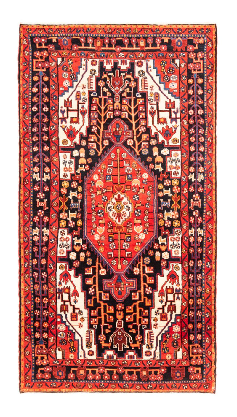 Persisk tæppe - Nomadisk - 285 x 155 cm - mørkeblå