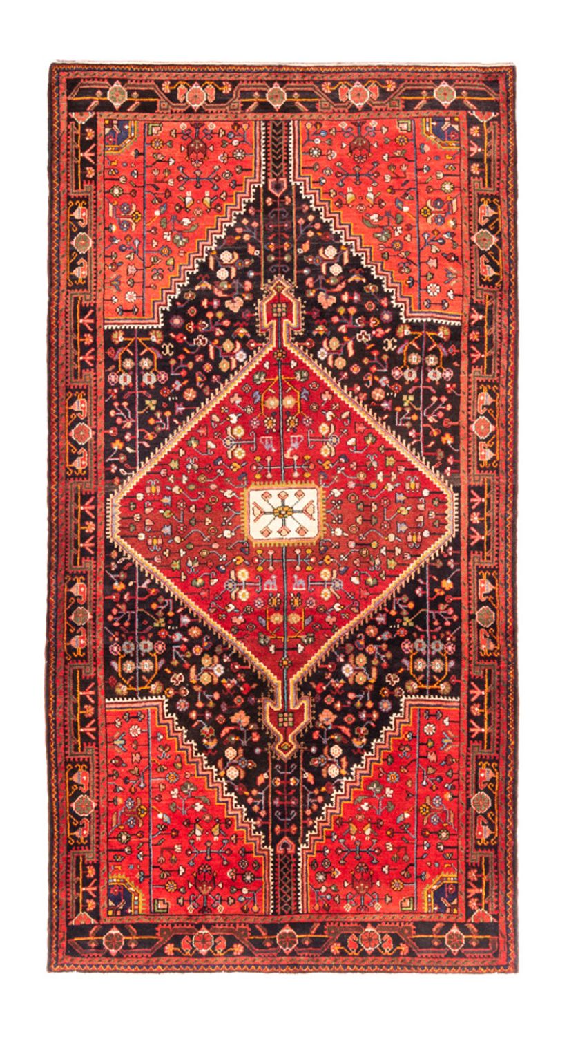 Persisk tæppe - Nomadisk - 295 x 150 cm - mørkeblå