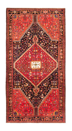 Persisk tæppe - Nomadisk - 295 x 150 cm - mørkeblå