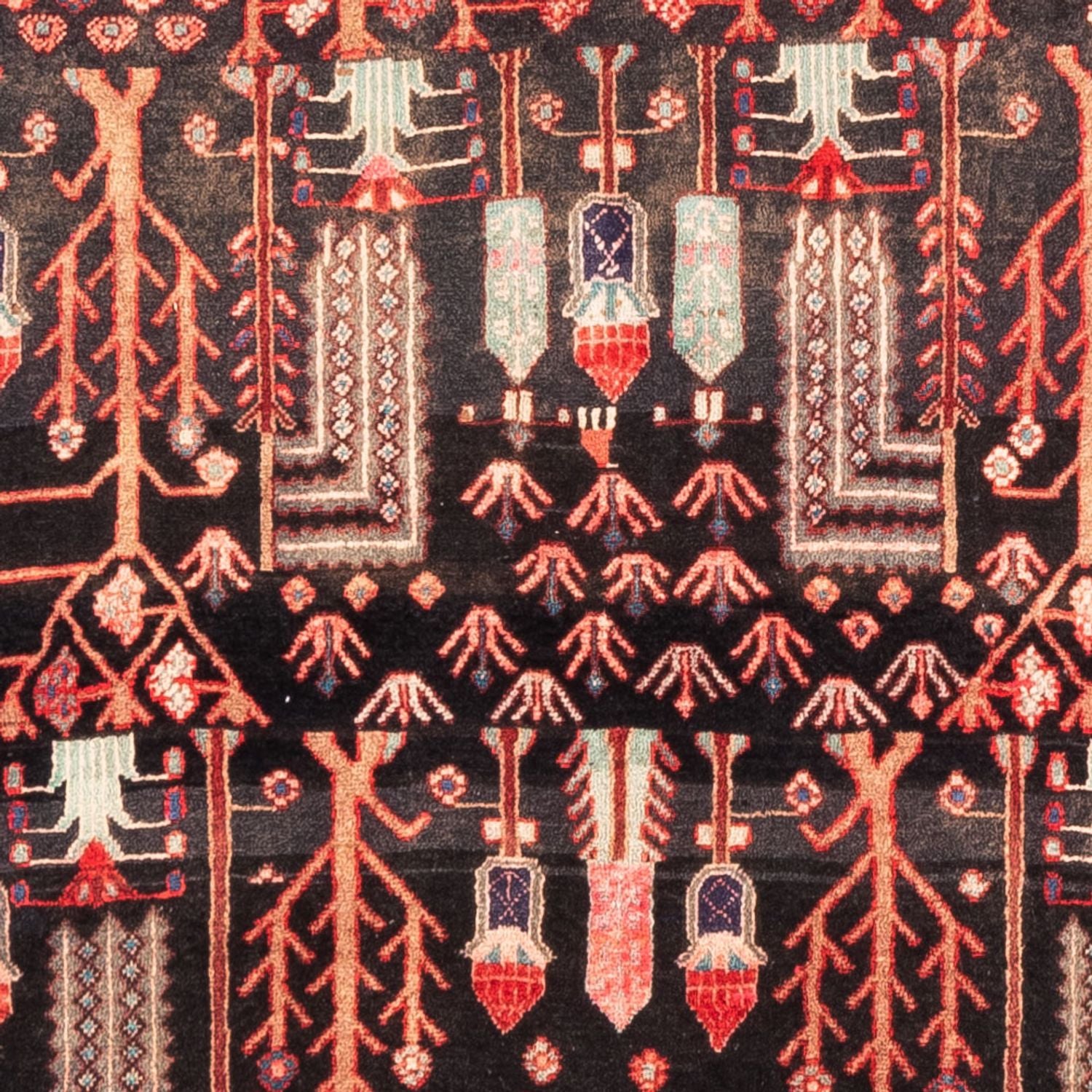 Persisk tæppe - Nomadisk - 270 x 152 cm - mørkeblå
