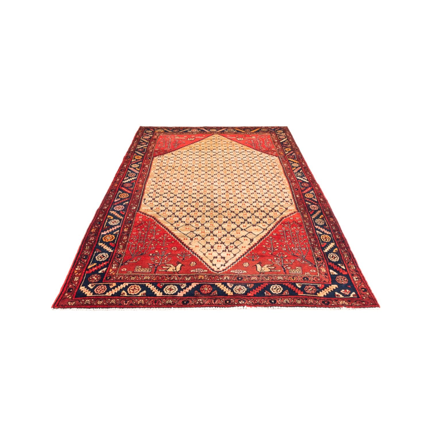 Persisk tæppe - Nomadisk - 273 x 153 cm - creme
