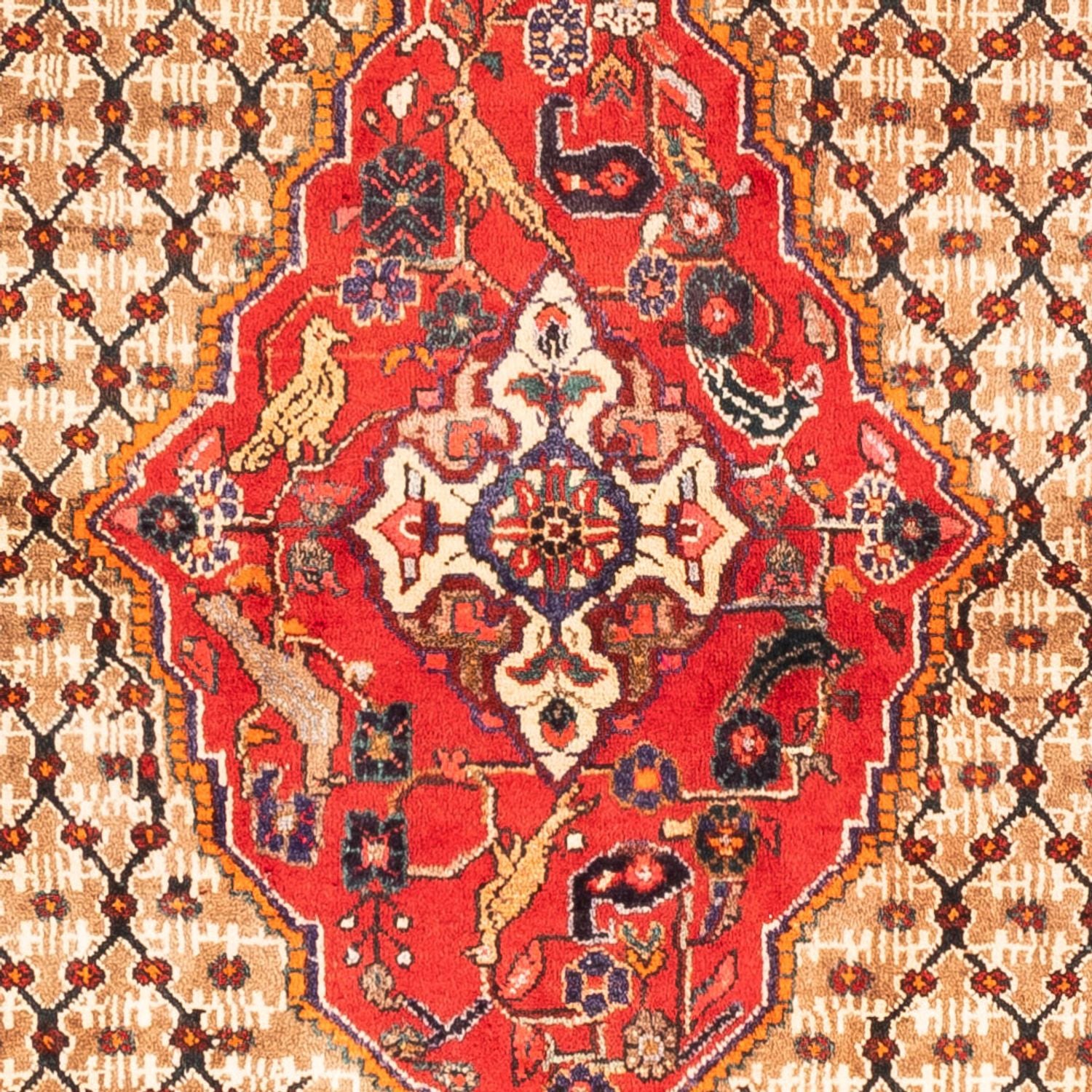 Persisk tæppe - Nomadisk - 323 x 160 cm - rød