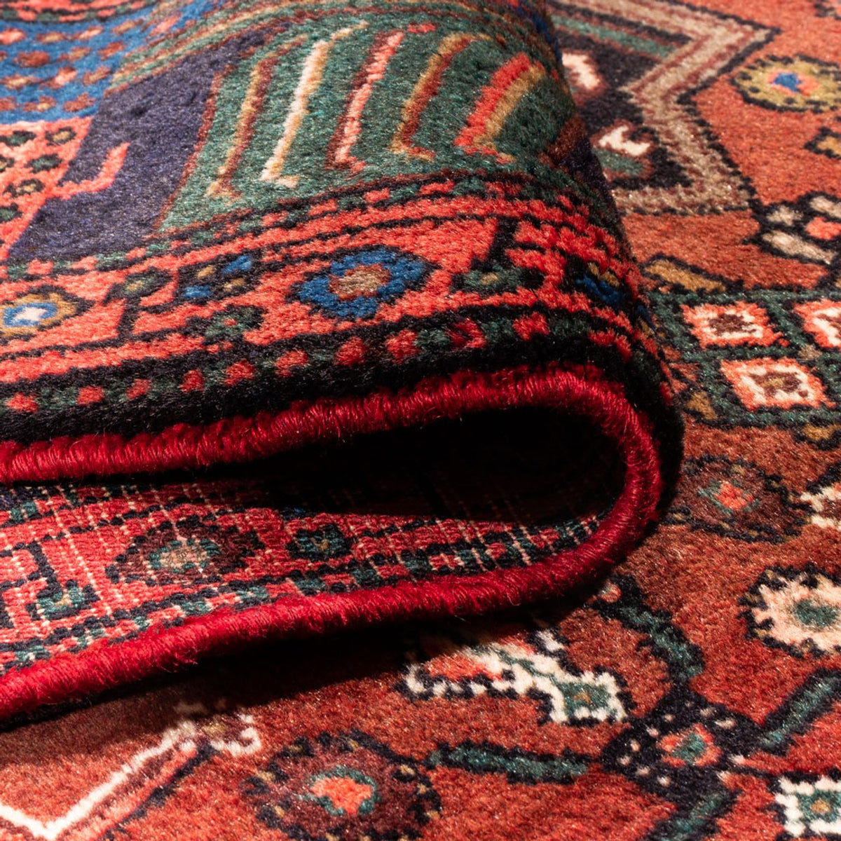 Persisk tæppe - Nomadisk - 270 x 160 cm - rød