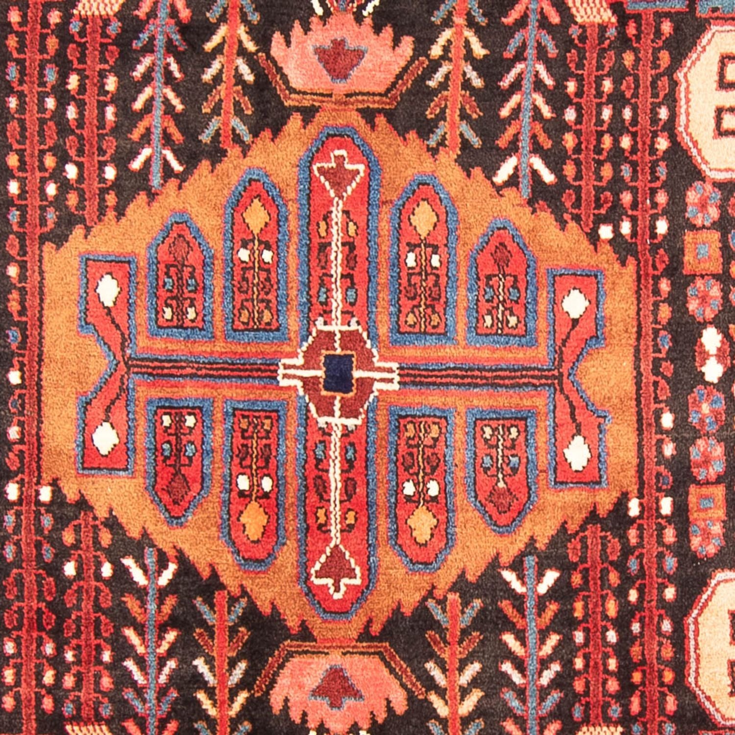 Persisk tæppe - Nomadisk - 280 x 150 cm - mørkeblå