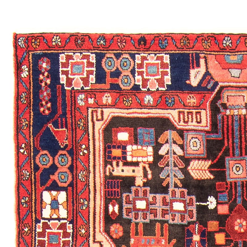 Persisk tæppe - Nomadisk - 280 x 150 cm - mørkeblå