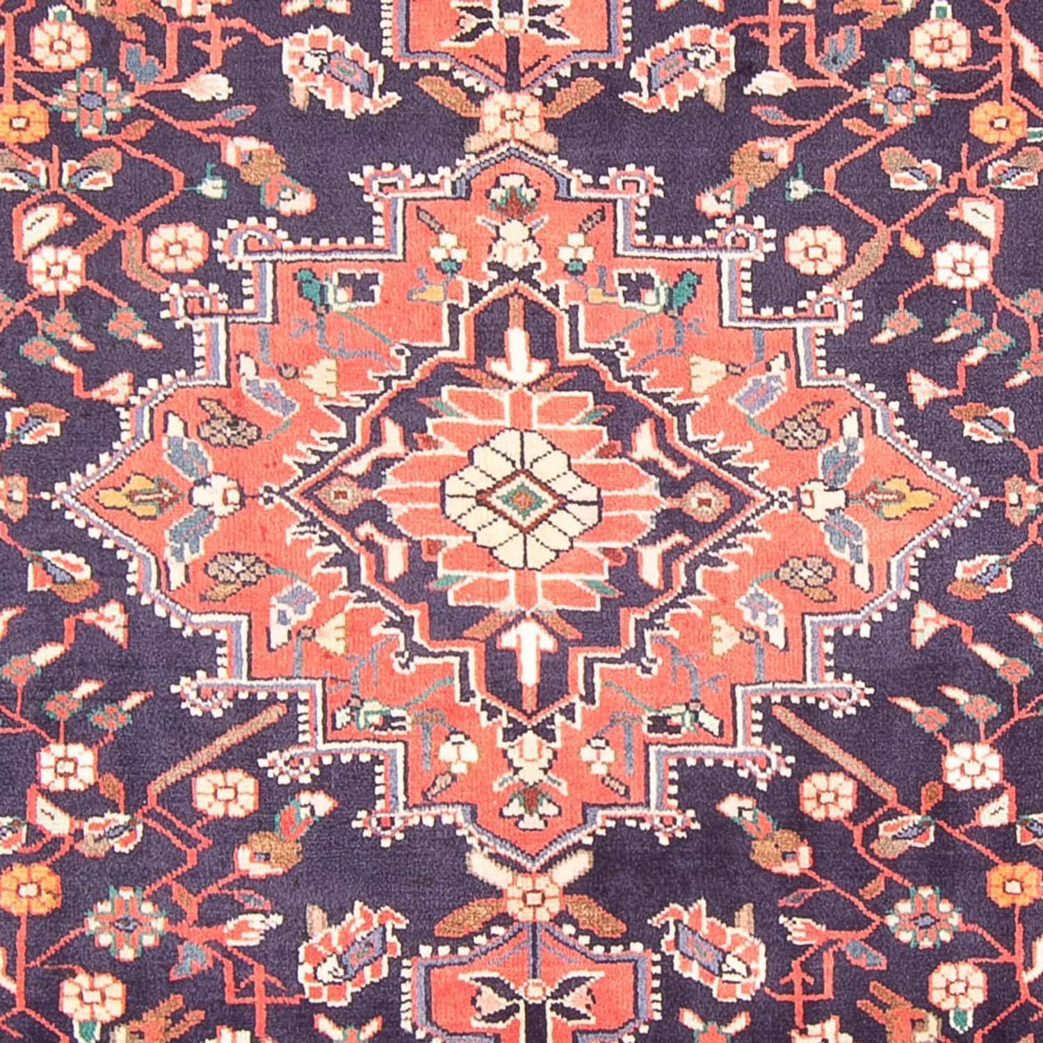 Persisk tæppe - Nomadisk - 310 x 150 cm - mørkeblå