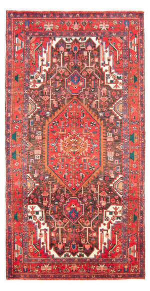 Persisk tæppe - Nomadisk - 280 x 150 cm - mørkeblå