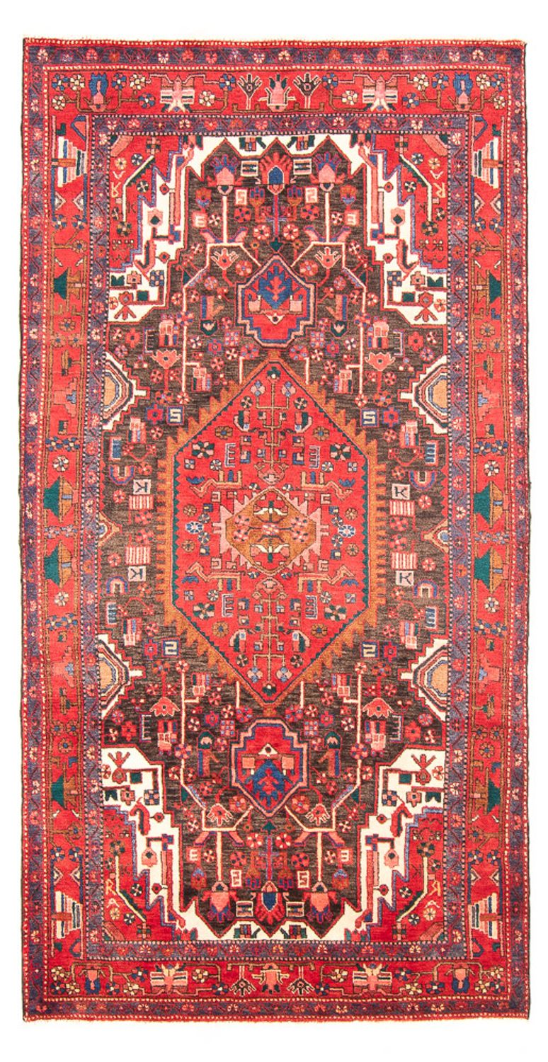 Persisk tæppe - Nomadisk - 280 x 150 cm - mørkeblå