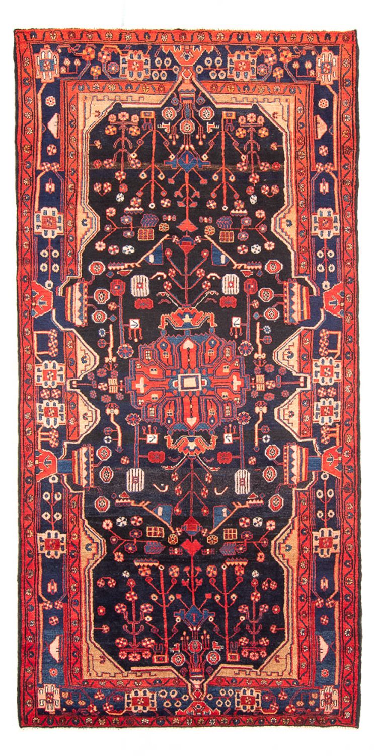 Persisk tæppe - Nomadisk - 295 x 154 cm - mørkeblå