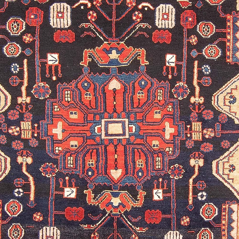 Persisk tæppe - Nomadisk - 295 x 154 cm - mørkeblå