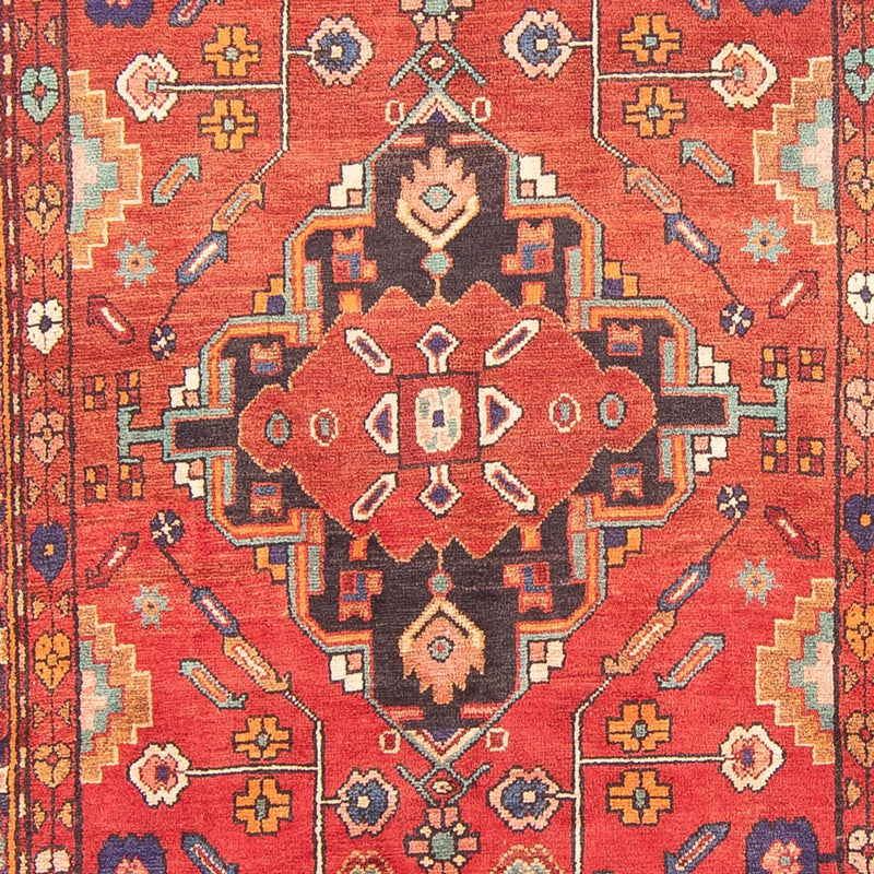 Løber Persisk tæppe - Nomadisk - 350 x 150 cm - rød