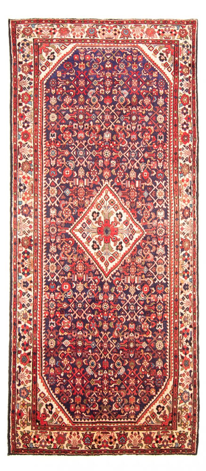 Persisk tæppe - Nomadisk - 330 x 153 cm - mørkeblå