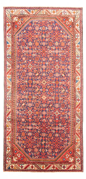 Persisk tæppe - Nomadisk - 306 x 153 cm - mørkeblå