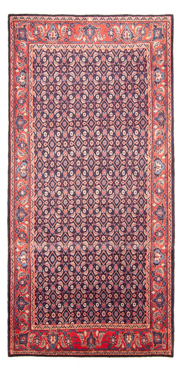 Persisk tæppe - Mir - 306 x 160 cm - mørkeblå