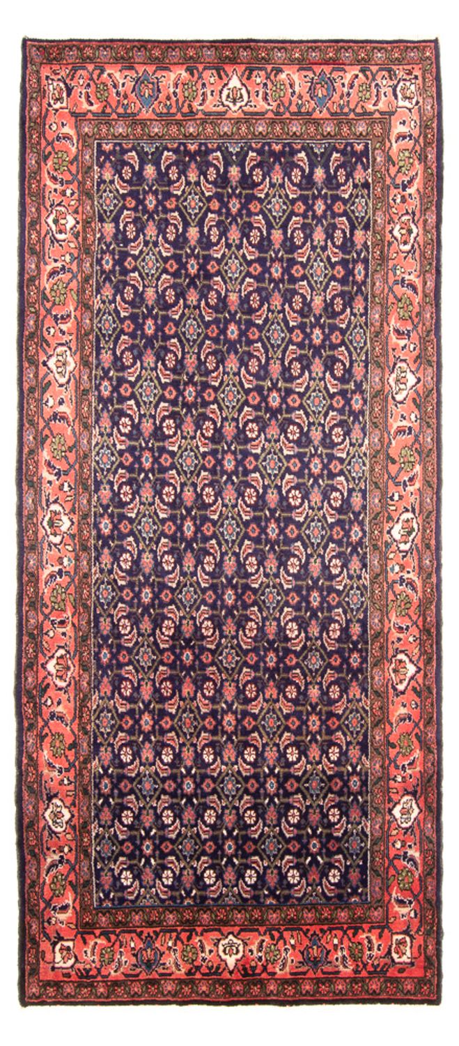 Løber Persisk tæppe - Nomadisk - 300 x 140 cm - mørkeblå