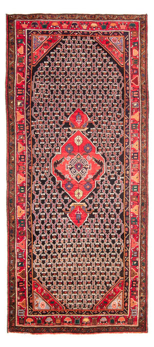 Persisk tæppe - Nomadisk - 313 x 152 cm - mørkeblå