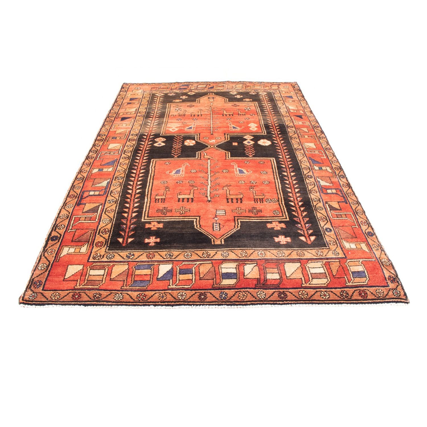 Persisk tæppe - Nomadisk - 284 x 163 cm - orange