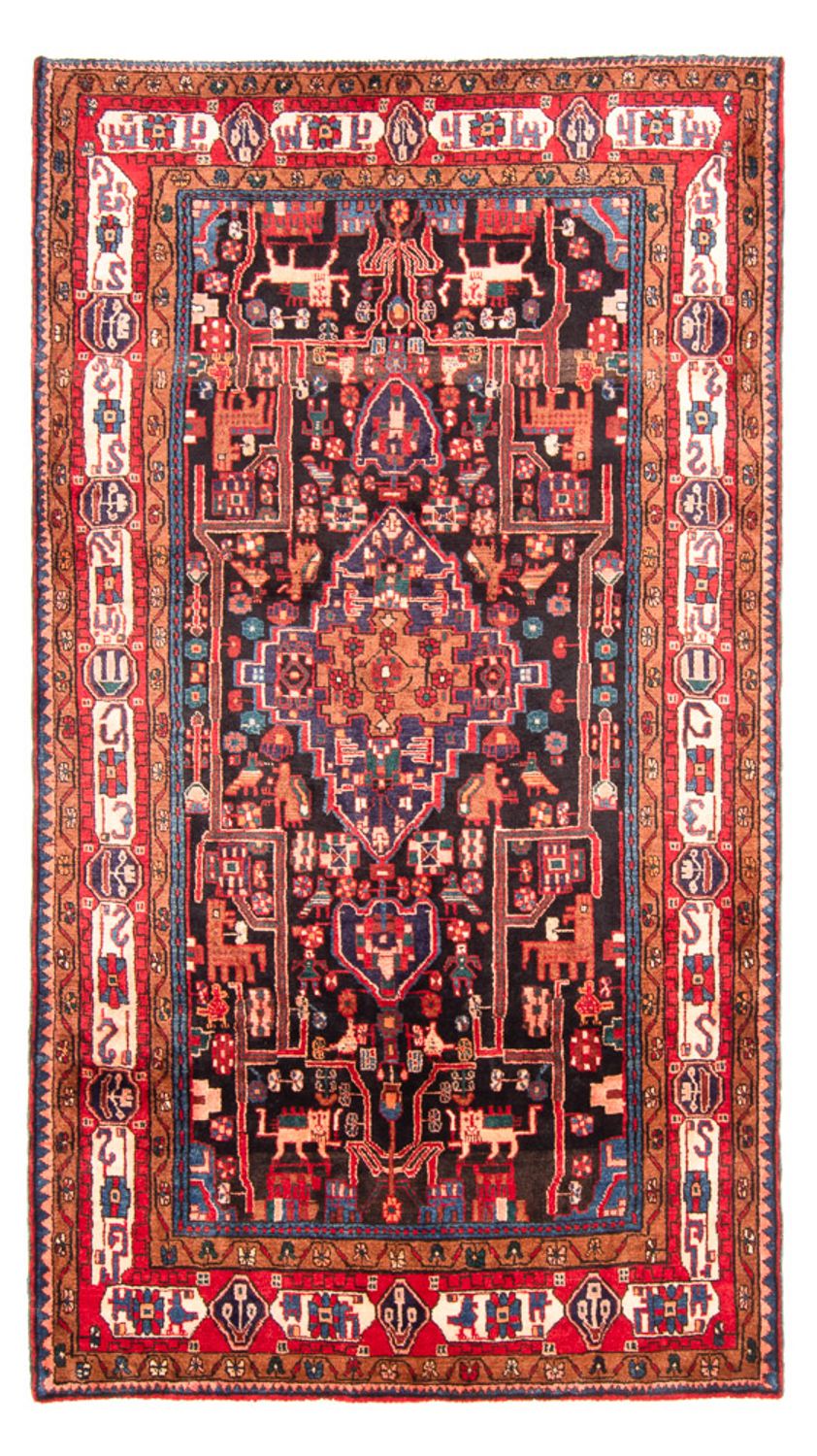 Persisk tæppe - Nomadisk - 285 x 164 cm - mørkeblå