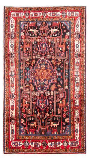 Persisk tæppe - Nomadisk - 285 x 164 cm - mørkeblå