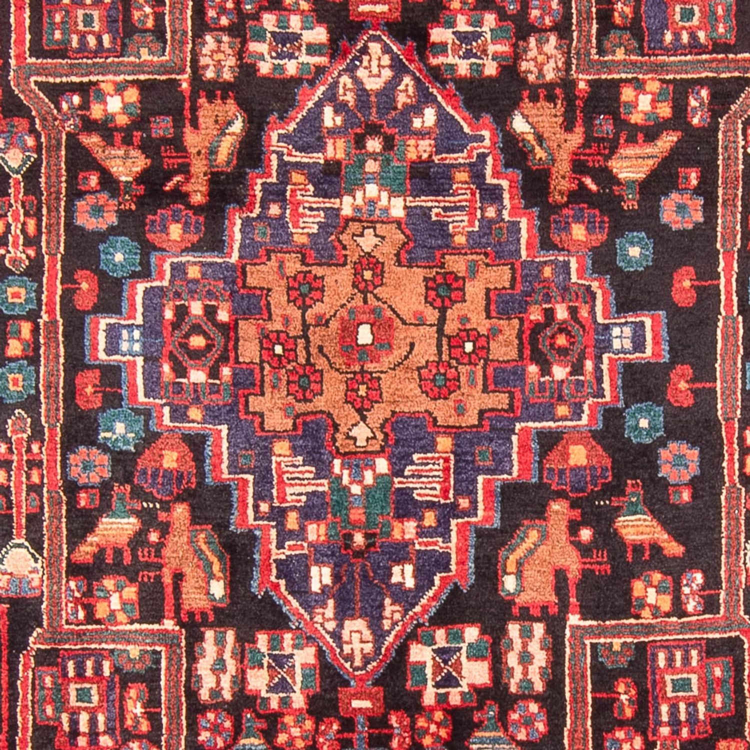 Persisk tæppe - Nomadisk - 285 x 164 cm - mørkeblå