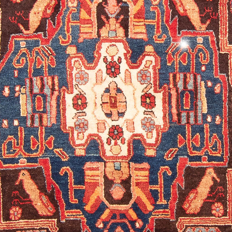 Persisk tæppe - Nomadisk - 313 x 160 cm - mørkeblå