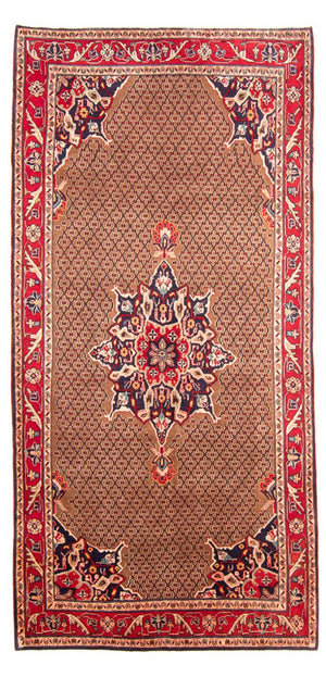 Persisk tæppe - Nomadisk - 300 x 152 cm - brun