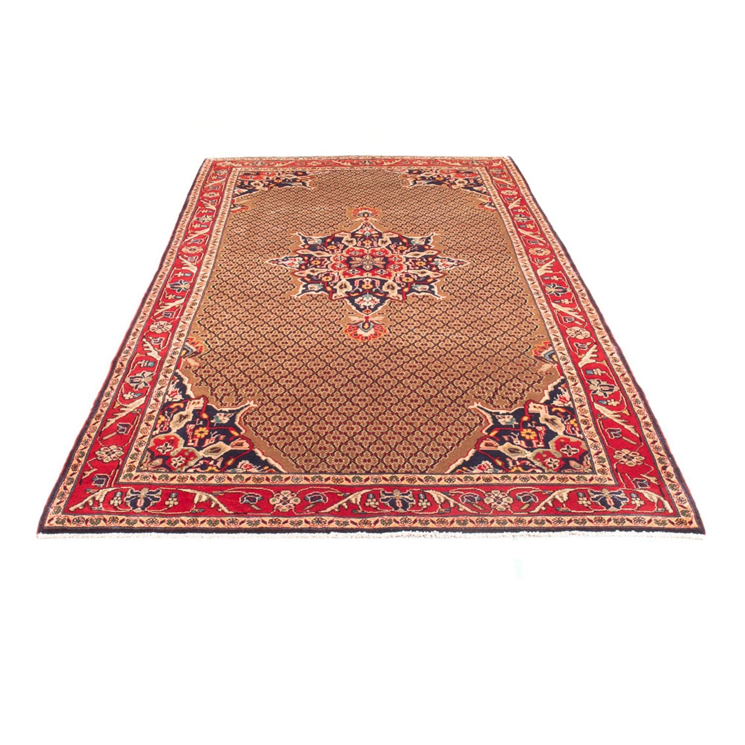 Persisk tæppe - Nomadisk - 300 x 152 cm - brun