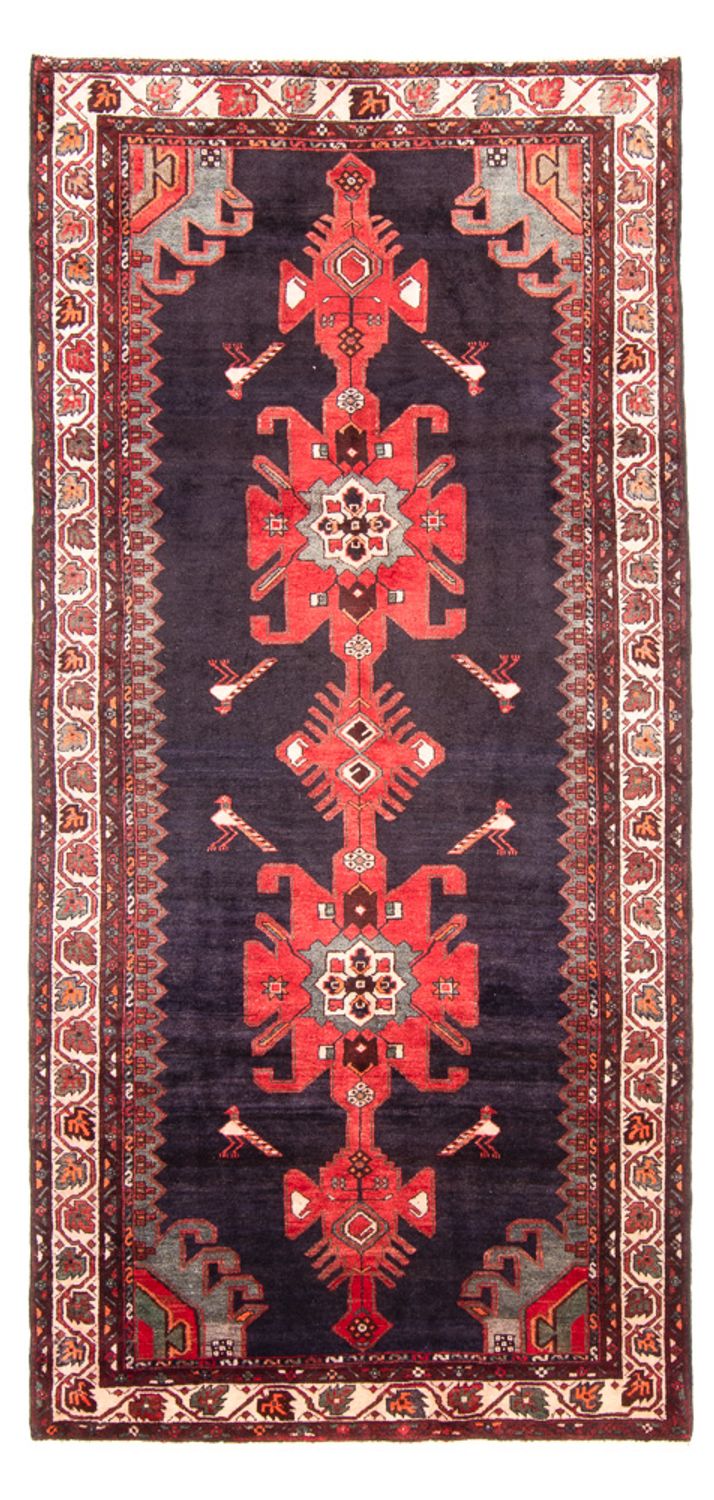 Løber Persisk tæppe - Nomadisk - 295 x 147 cm - mørkeblå