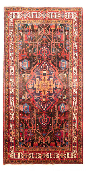 Persisk tæppe - Nomadisk - 310 x 167 cm - blå
