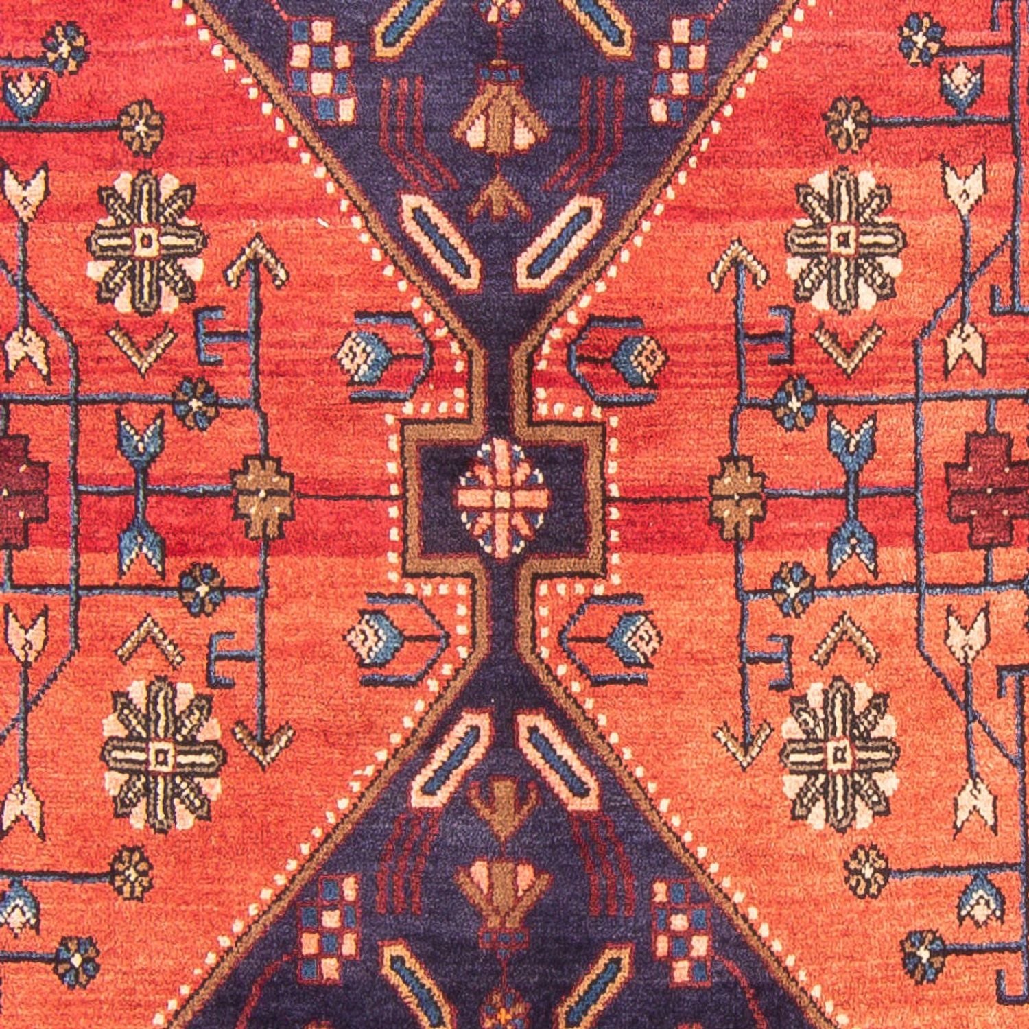 Persisk tæppe - Nomadisk - 257 x 150 cm - rød