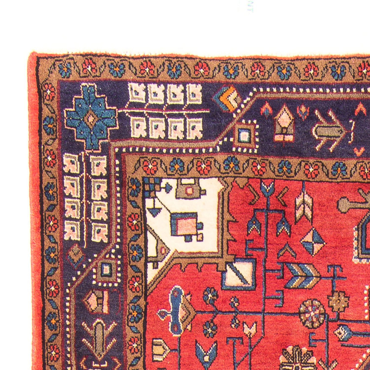 Persisk tæppe - Nomadisk - 257 x 150 cm - rød