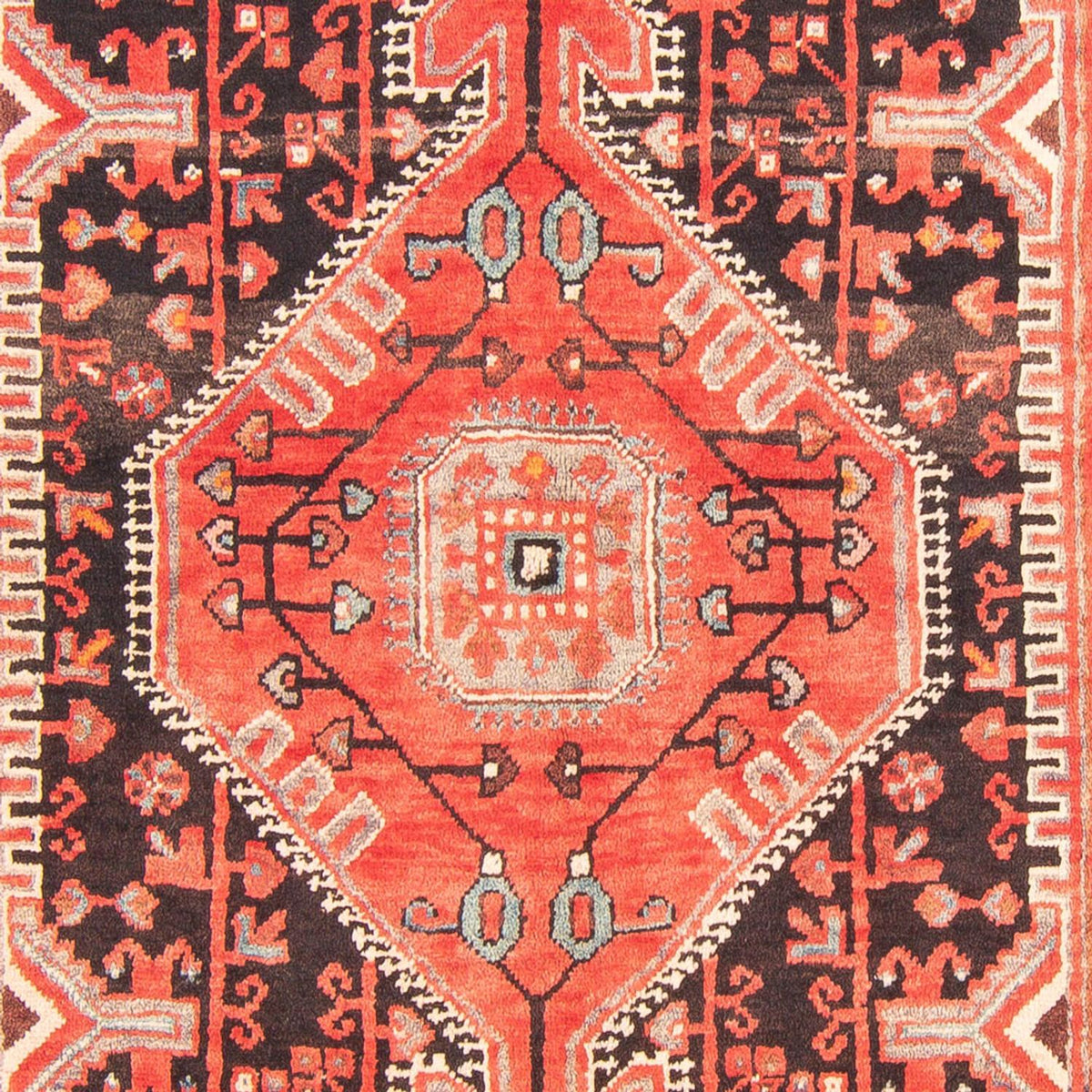 Persisk tæppe - Nomadisk - 260 x 145 cm - mørkeblå