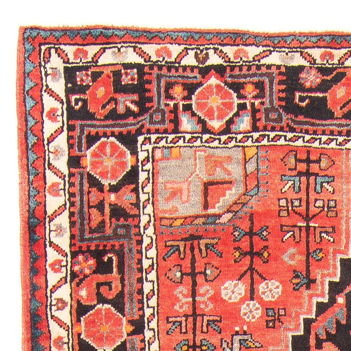 Persisk tæppe - Nomadisk - 260 x 145 cm - mørkeblå