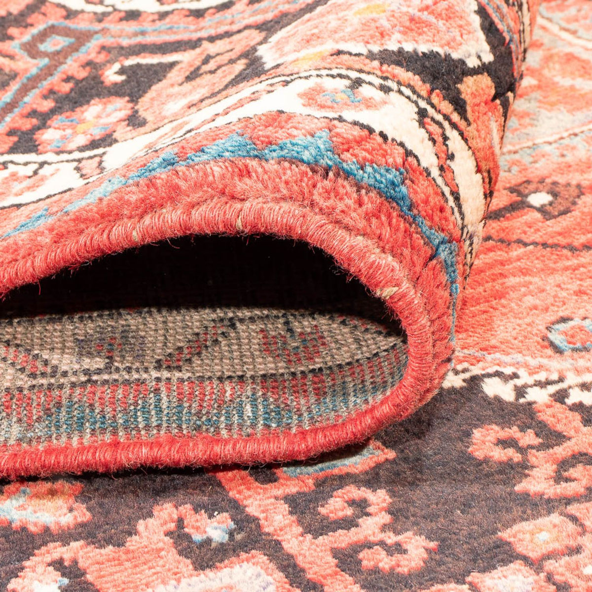 Persisk tæppe - Nomadisk - 260 x 145 cm - mørkeblå