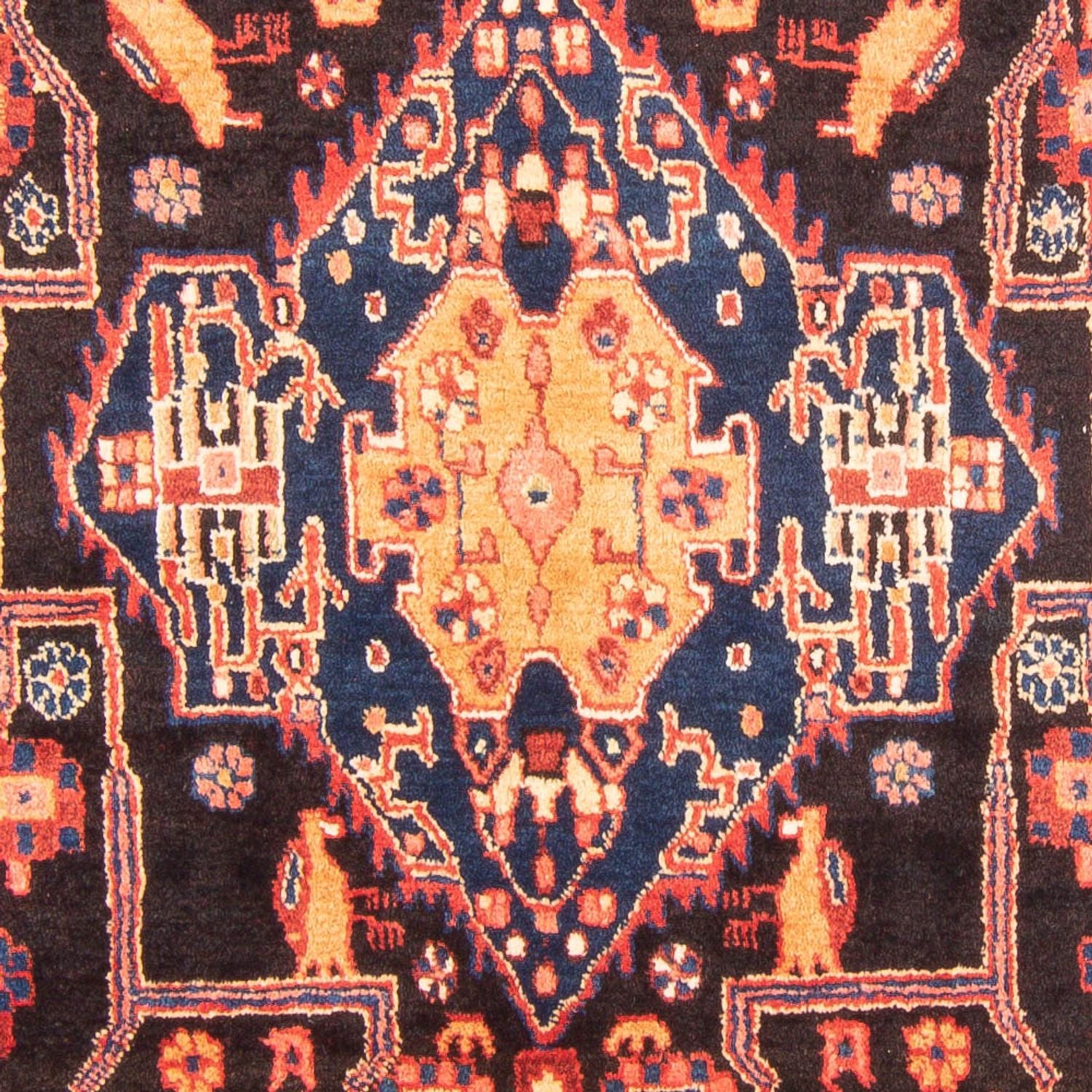 Persisk tæppe - Nomadisk - 287 x 155 cm - mørkeblå