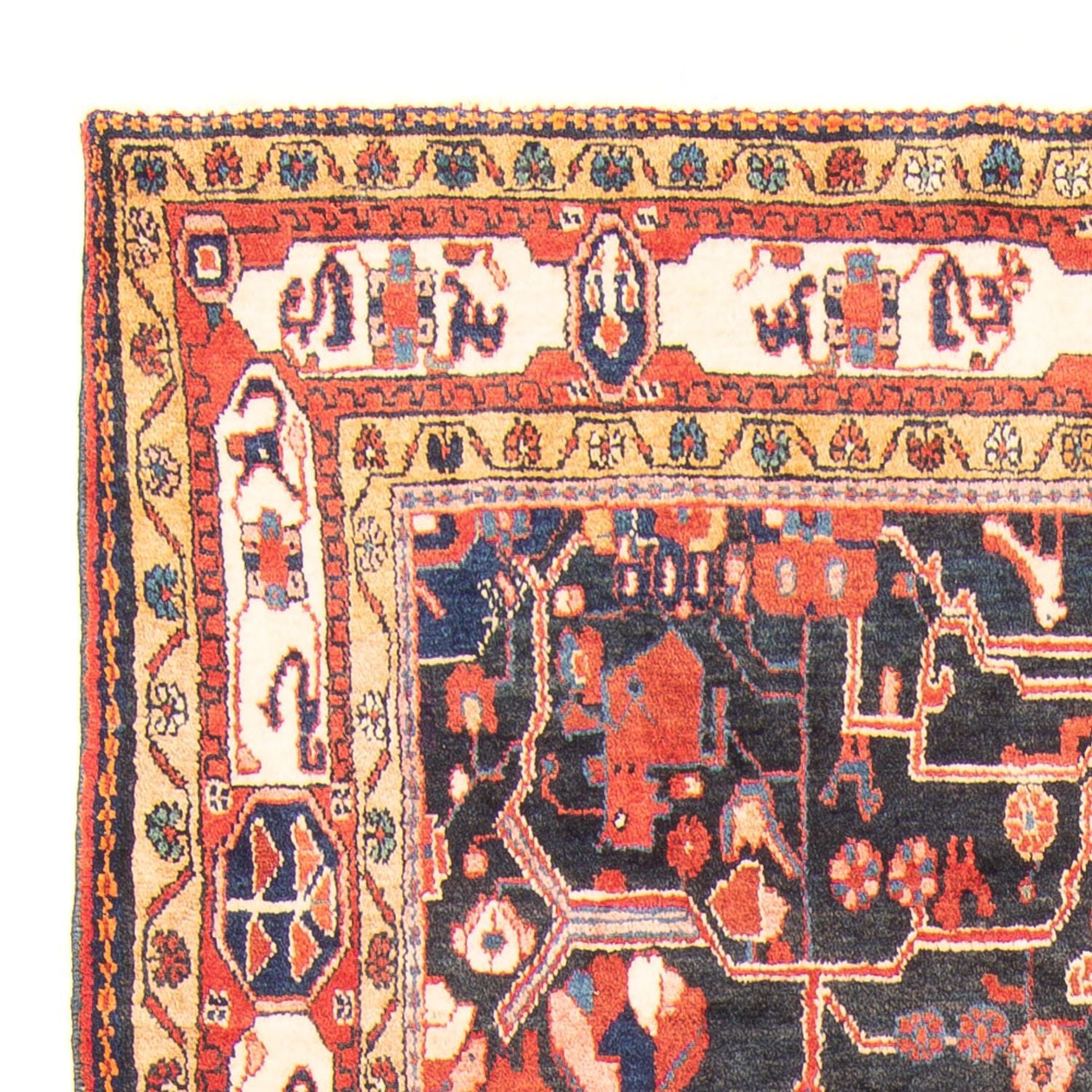 Persisk tæppe - Nomadisk - 277 x 165 cm - mørkeblå