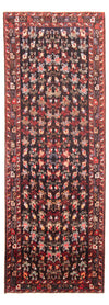 Hamadan Tæppe 140x350cm - Persisk tæppe - Løber / Mørkeblå / 140 x 350 cm Løber