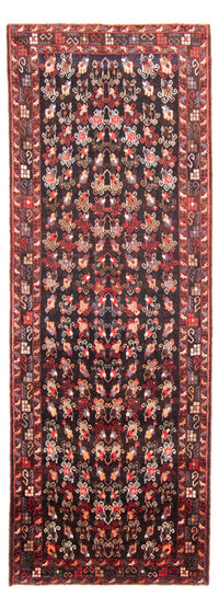 Løber Persisk tæppe - Nomadisk - 350 x 140 cm - mørkeblå