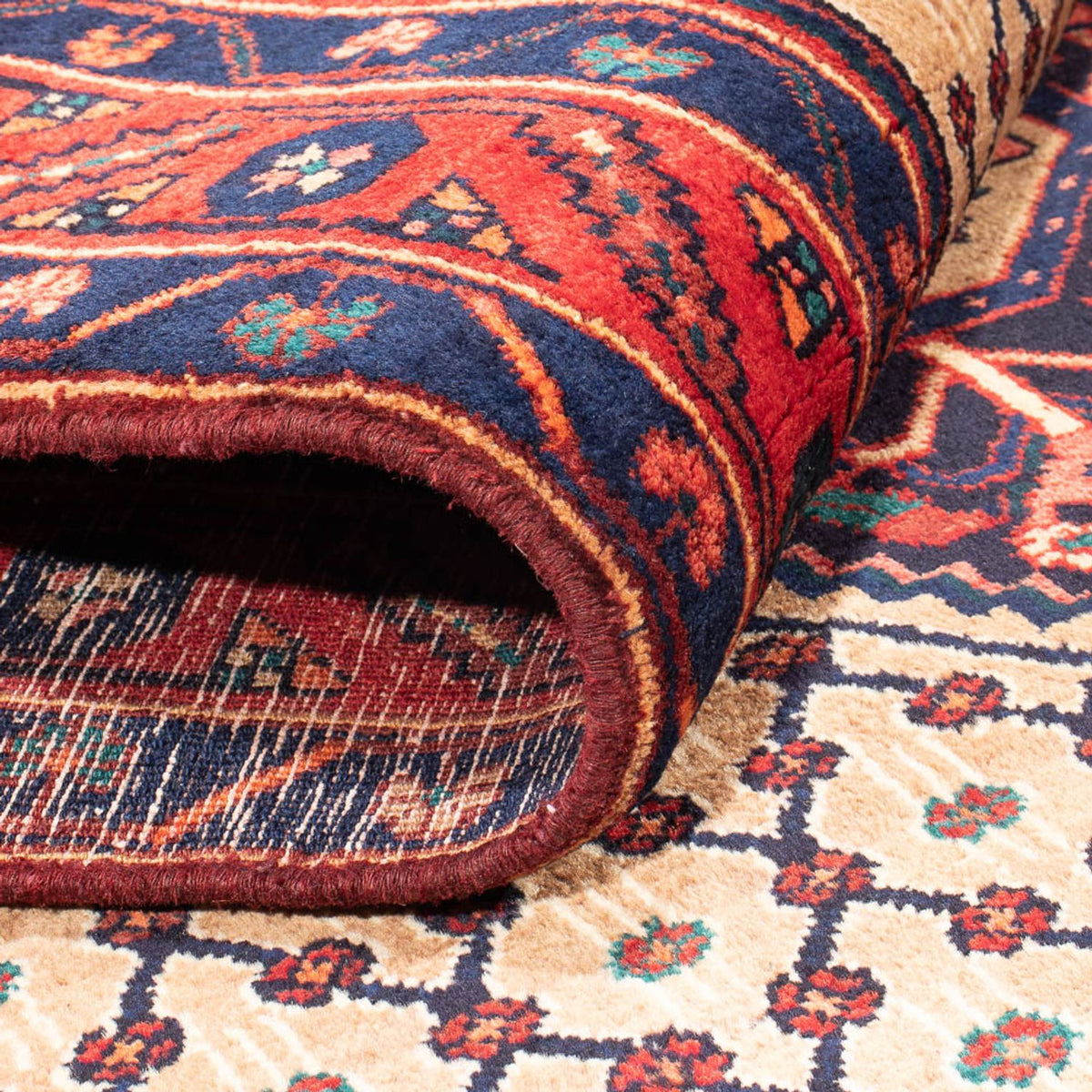 Løber Persisk tæppe - Nomadisk - 305 x 145 cm - beige