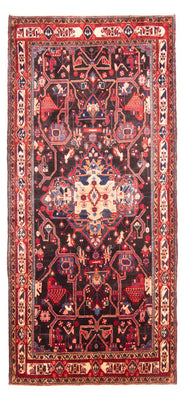 Persisk tæppe - Nomadisk - 320 x 163 cm - mørkeblå