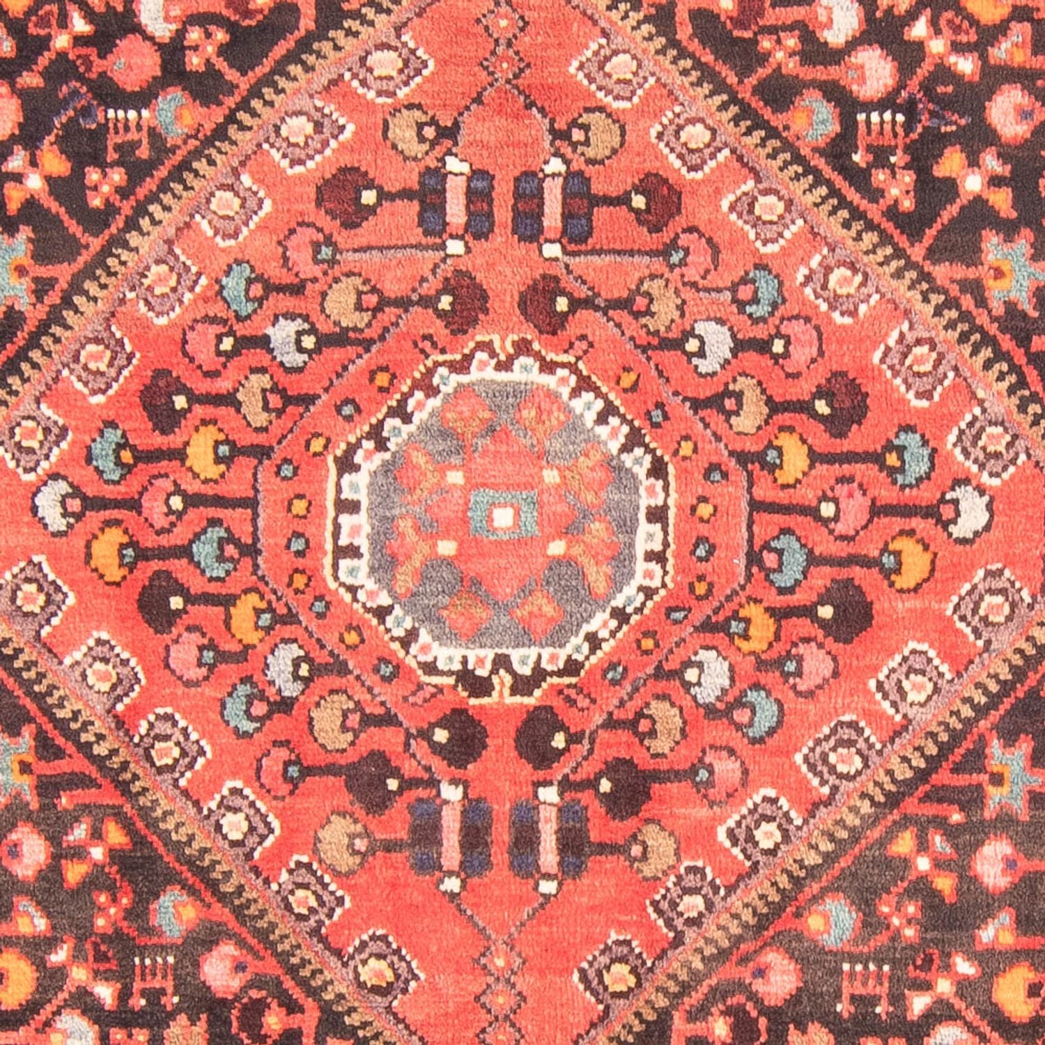 Persisk tæppe - Nomadisk - 280 x 150 cm - mørkeblå