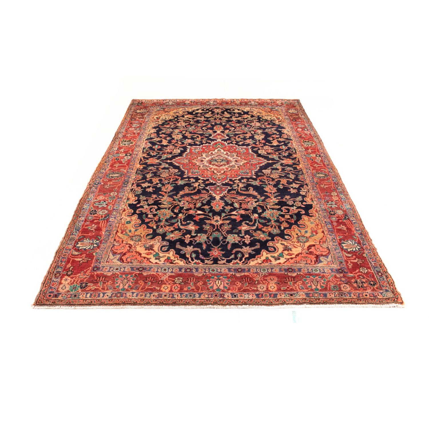 Persisk tæppe - Nomadisk - 295 x 157 cm - mørkeblå