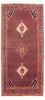 Løber Persisk tæppe - Bijar - 275 x 140 cm - rød