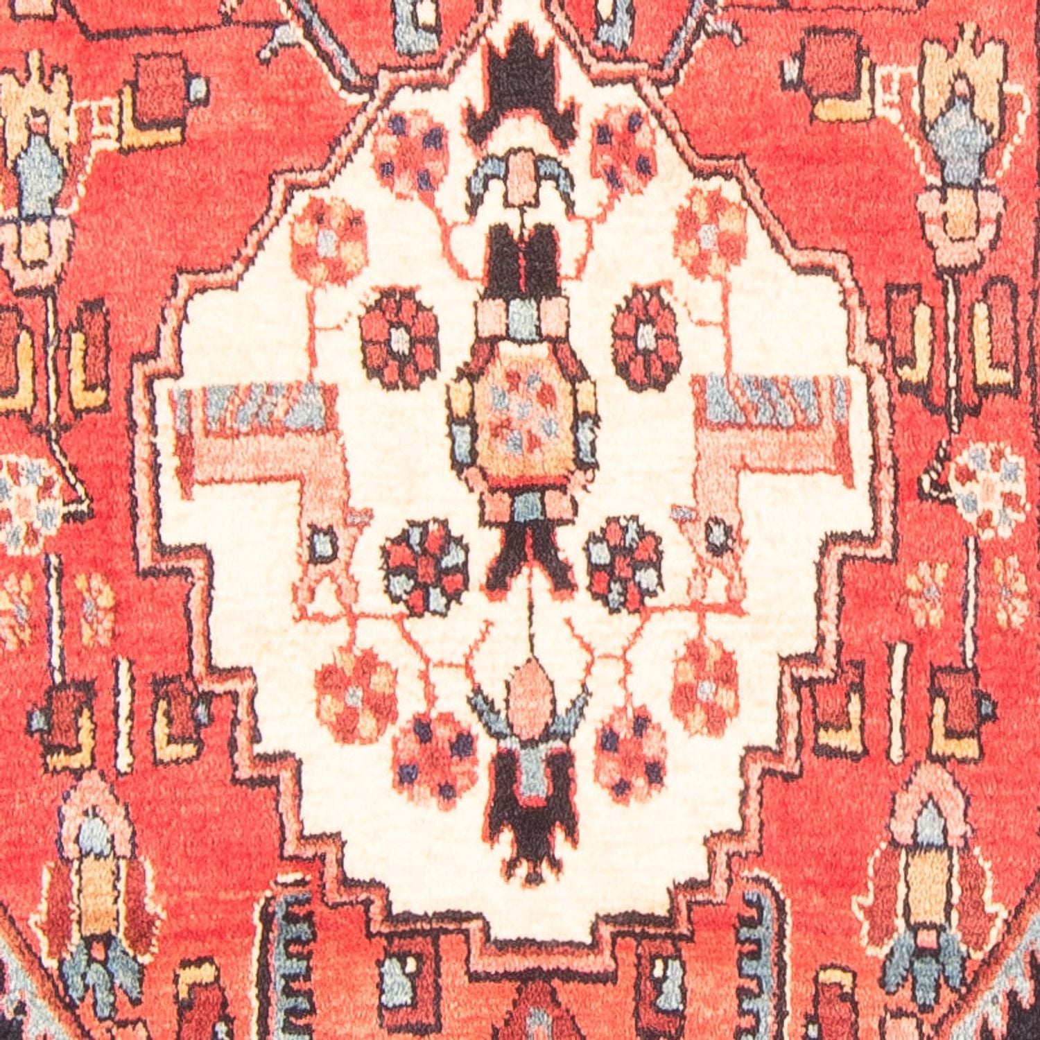 Persisk tæppe - Nomadisk - 335 x 150 cm - mørkeblå