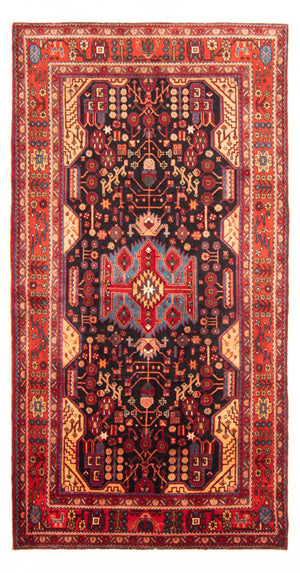 Persisk tæppe - Nomadisk - 295 x 160 cm - mørkeblå